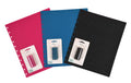 Talia Discbound Notbook - Cover And Disc Set (Set 3 (3Pk), Letter Set) - Black, Blue, 90'S Pink