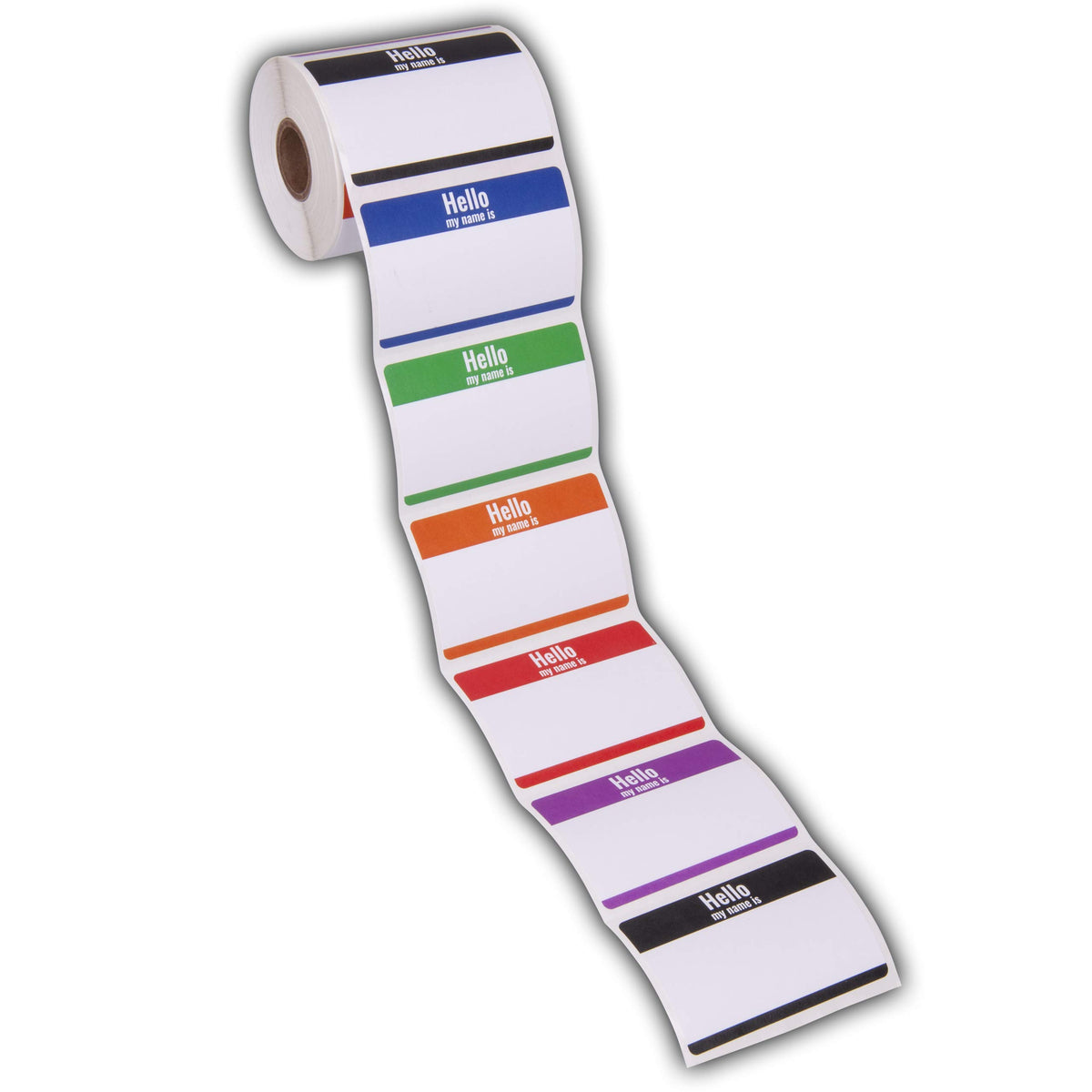 350 Pack Hello My Name Is Stickers Identification Badges, 3.5' X 2.25' Peel And Stick For Conferences, Offices And Schools - M