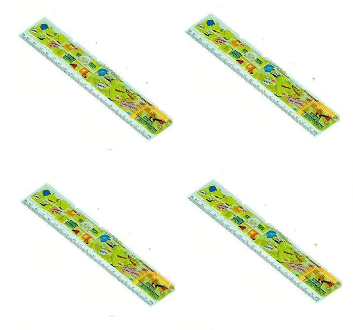 Scale with Puzzle Ball Game Return Favour Pack of 4, 15 cm
