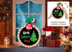 Petcee Christmas Grinch Advent Calendar 2024 Wood Grinch Christmas Countdown Calendar Decorations Funny Days Until Grinchmas Cou