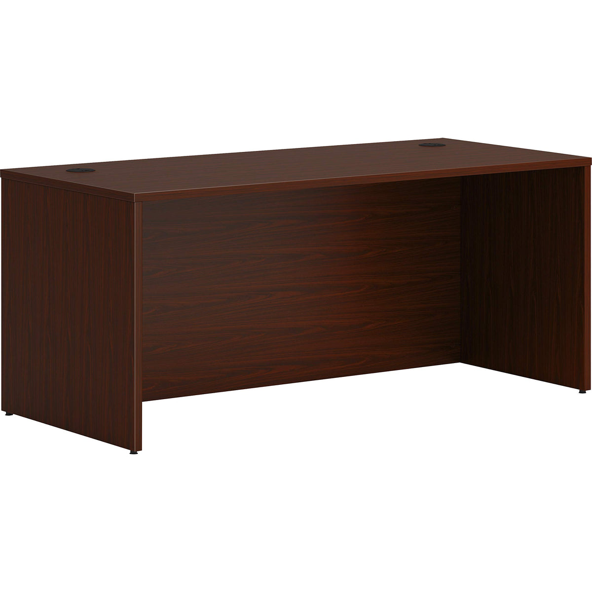 HON Mod Desk Shell, 66 x 30 x 29, Mahogany