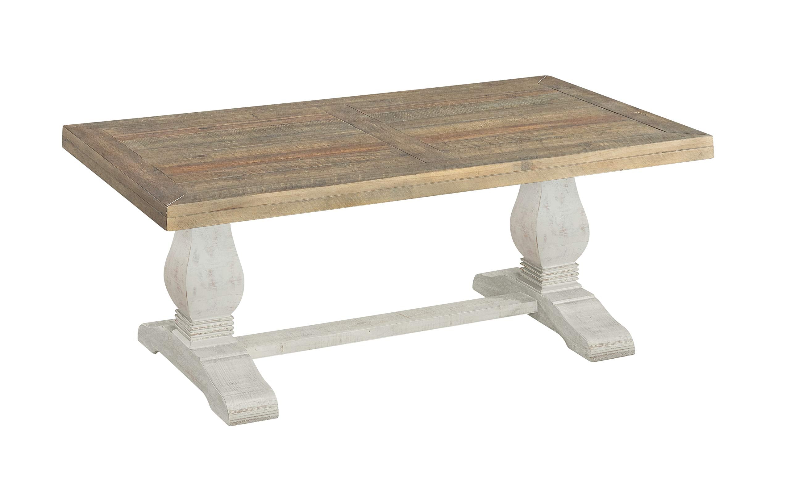 Martin Svensson Home Napa, Coffee Table, White Stain And Reclaimed Natural