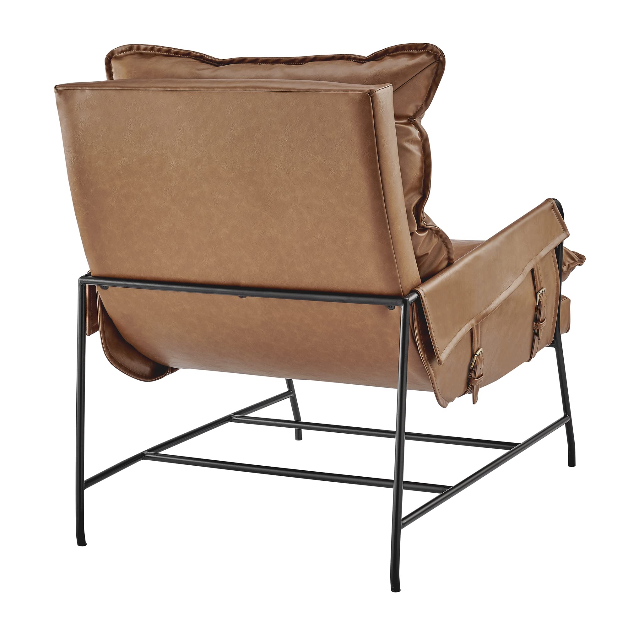 Npd Furniture And More Thierry Pu Arm, Vintage Cider Accent Chair, Yellow