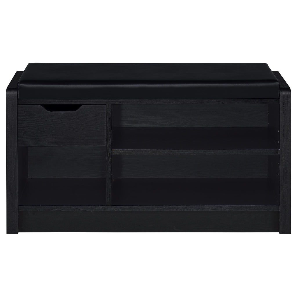 Coaster Home Furnishings Arrington Storage Bench Black
