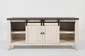 Jofran Madison county Reclaimed Pine Barn Door TV Stand console 60 White