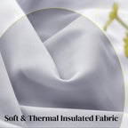 Rhf Wide Thermal Blackout Patio Door Curtain Panel, Sliding Door Insulated Curtains,Thermal Curtains,Grommet Curtains, Curtains