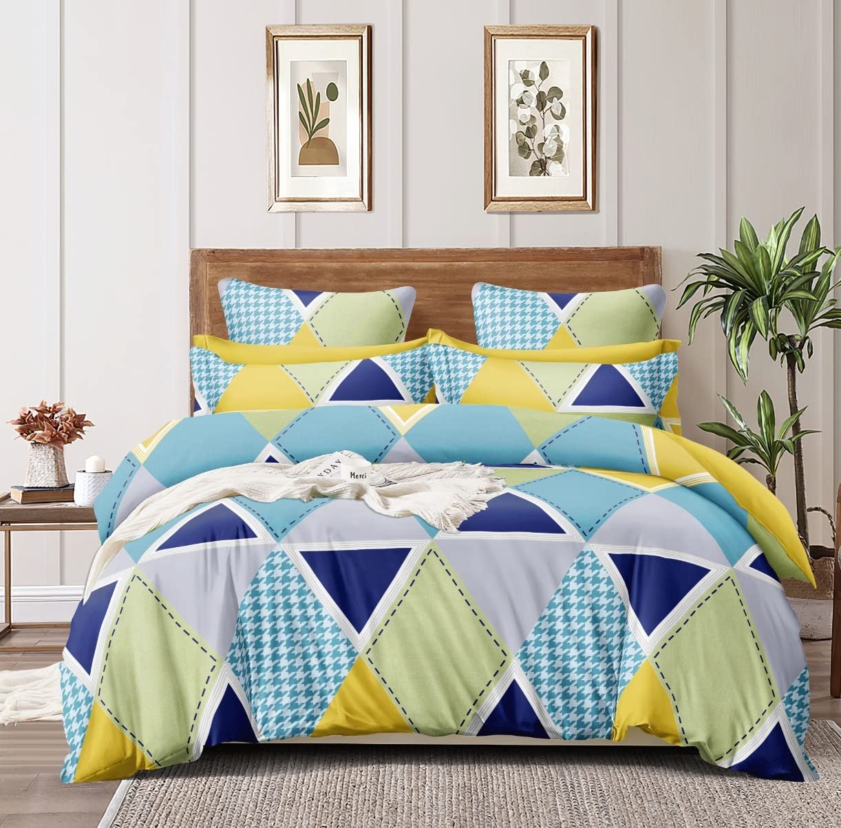 Shopicted 2Nd Gen 220 Gsm Microfiber Reversible Ac Comforter/Blanket For Winter/Quilt/Duvets For King Size Double Bed (230X250 C