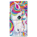 HGOD DESIGNS Unicorn Hand Towels,Beautiful Unicorn with Rainbow Hair 100% Cotton Soft Bath Hand Towels for Bathroom Kitchen Hote