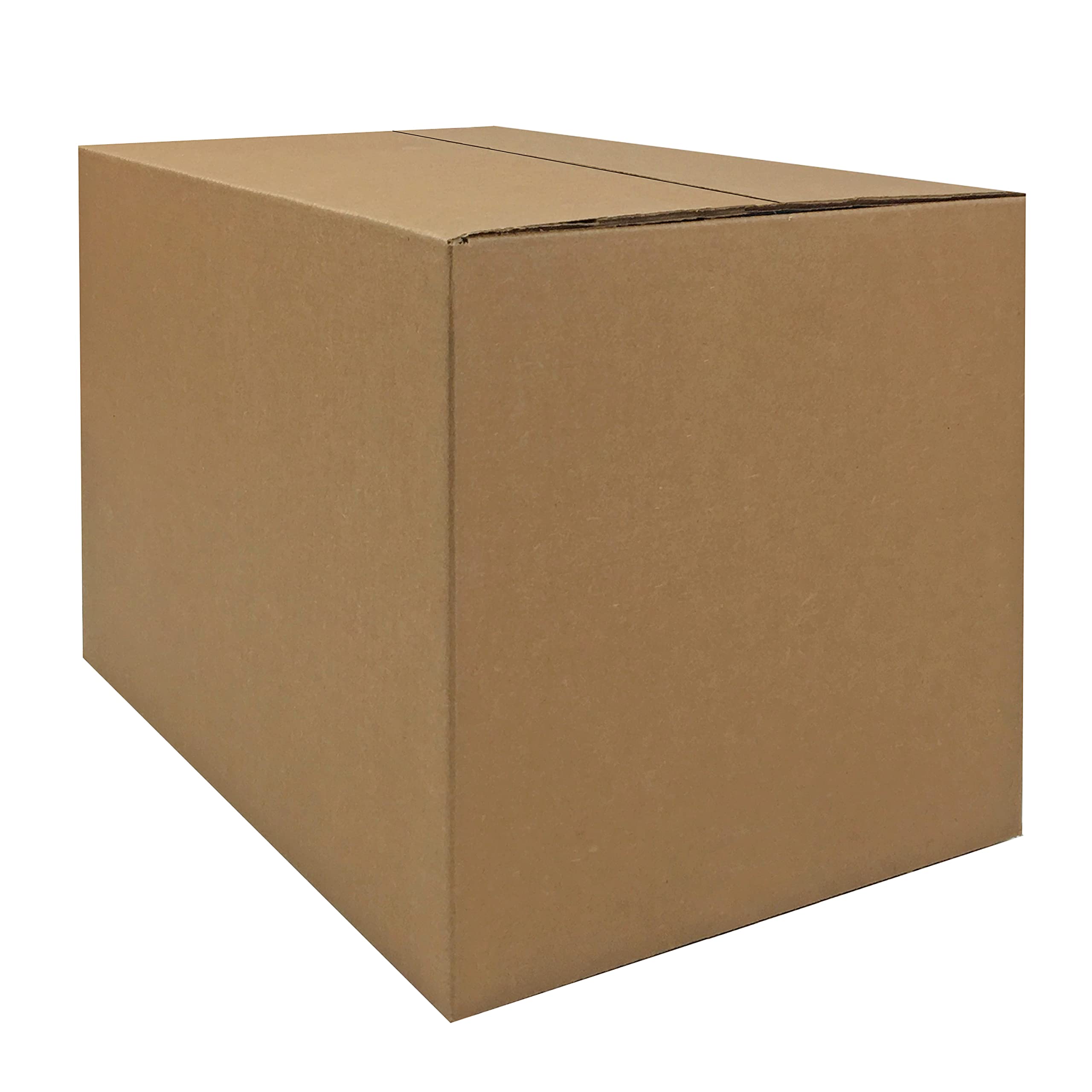 Uoffice Brown Small Moving Boxes (10 Pack), Cardboard, 10X8X1 Inches, 25 Lbs Capacity Each