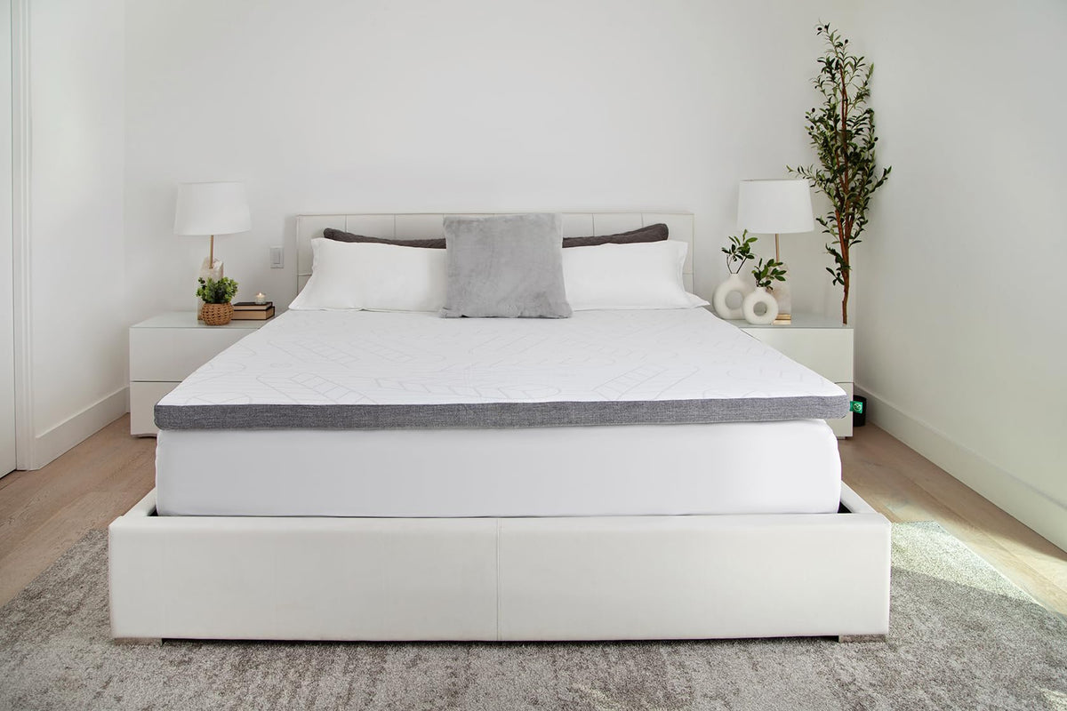 Sleepyhead Super Gel & Copper Infused Mattress Topper Queen, Thick, Cooling Memory Foam Mattress Topper, Washable Cover, 3' Sup