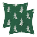Cxmeifly Christmas Pillow Covers 24X24 Inch Set Of 2 Sage Green Cream Christmas Tree Decor Throw Pillows Winter Xmas Holiday Out