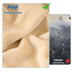 Phf Ultra Soft Fleece Blanket King Size, No Shed No Pilling Luxury Plush Cozy 300Gsm Lightweight Blanket For Bed, Couch, Chair, Sofa Suitable For All Season, 108' X 90', Beige