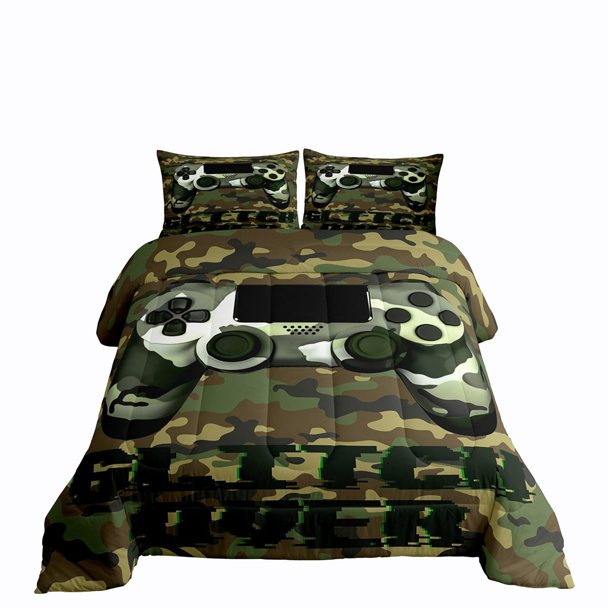 Erosebridal Twin Bedding Sets For Boys,Gaming Comforter Sets For Boys Gamer Bedding Sets For Boys,Kids Toddler Bedding Set Gamer