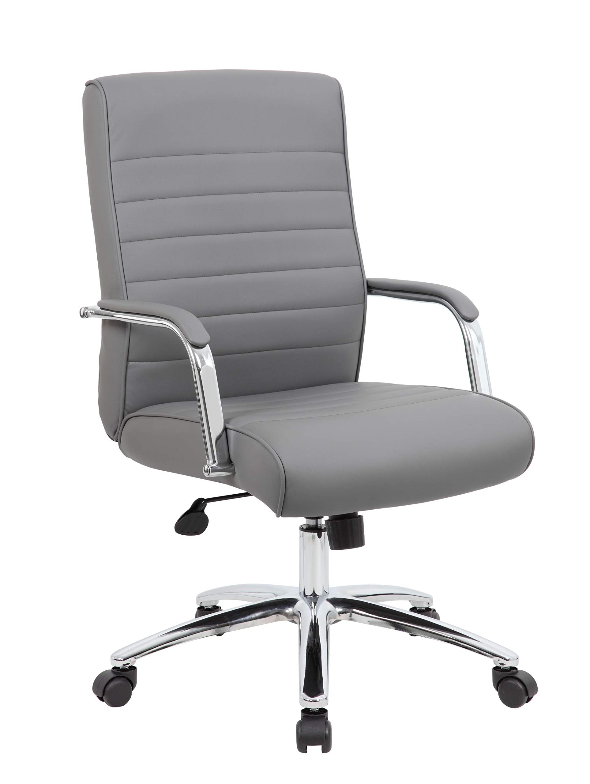 Boss Office Products Modern Executive Conference Chair, Grey