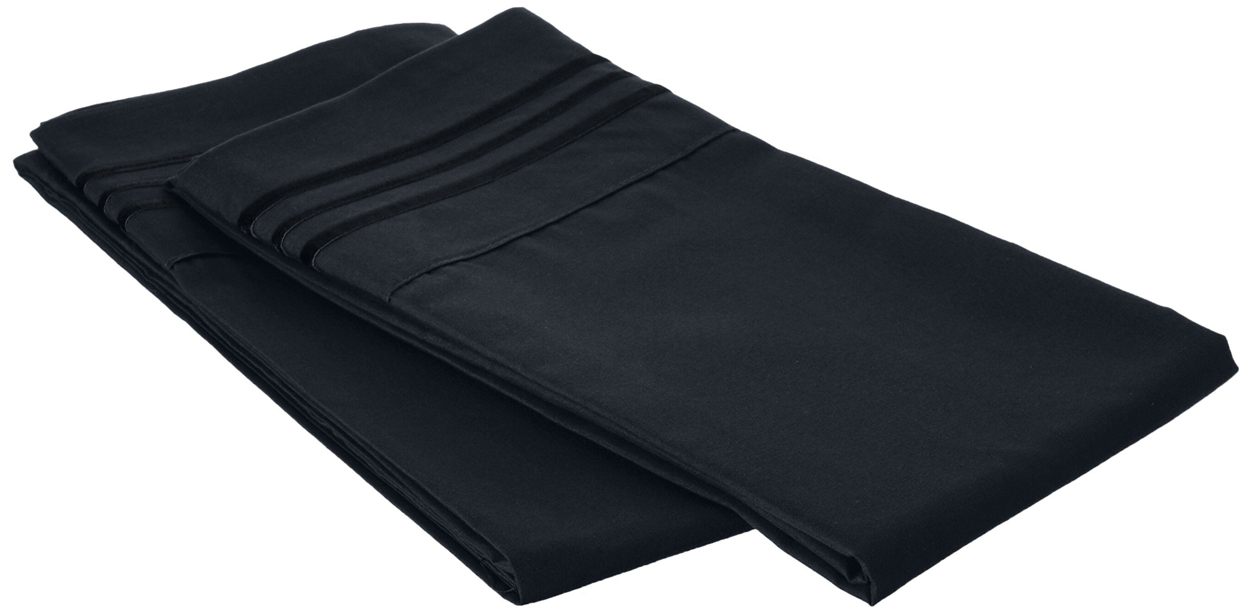 Elegant Comfort 1500 Thread Count Wrinkle & Fade Resistant Egyptian Quality Ultra Soft Luxurious 2-Piece Pillowcases, Standard S