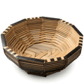 Hetmantra Handmade Bamboo Roti Basket For Fruits & Roti, Kitchen Storage Tokri For Vegetables, Multipurpose Bamboo Organizer For