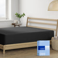 Thread Spread Twin Xl Fitted Sheet Only - 100% Cotton 400 Thread Count 16' Deep Pocket Fitted Sheet Twin Xl, Soft Cooling Satee