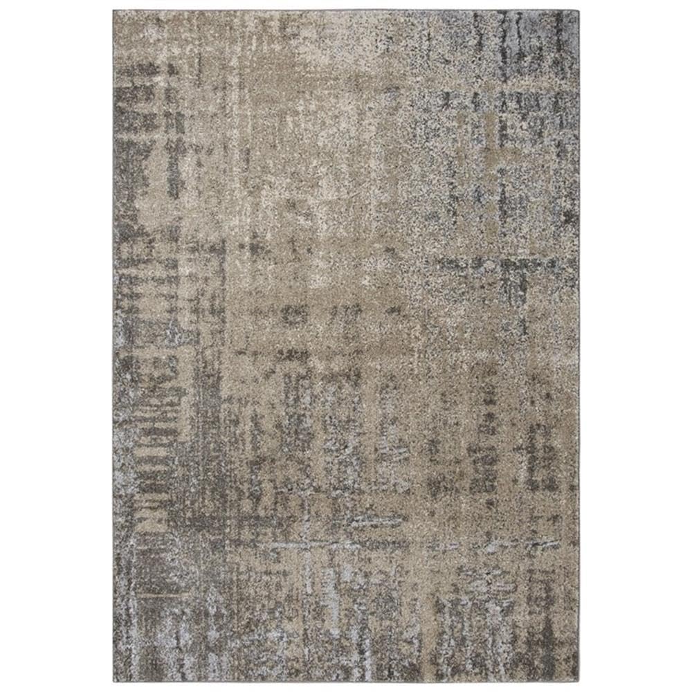Rizzy Home Alora Decor Venice 8'10"X11'10" Beige/Silver/Taupe Power-Loomed Area Rug