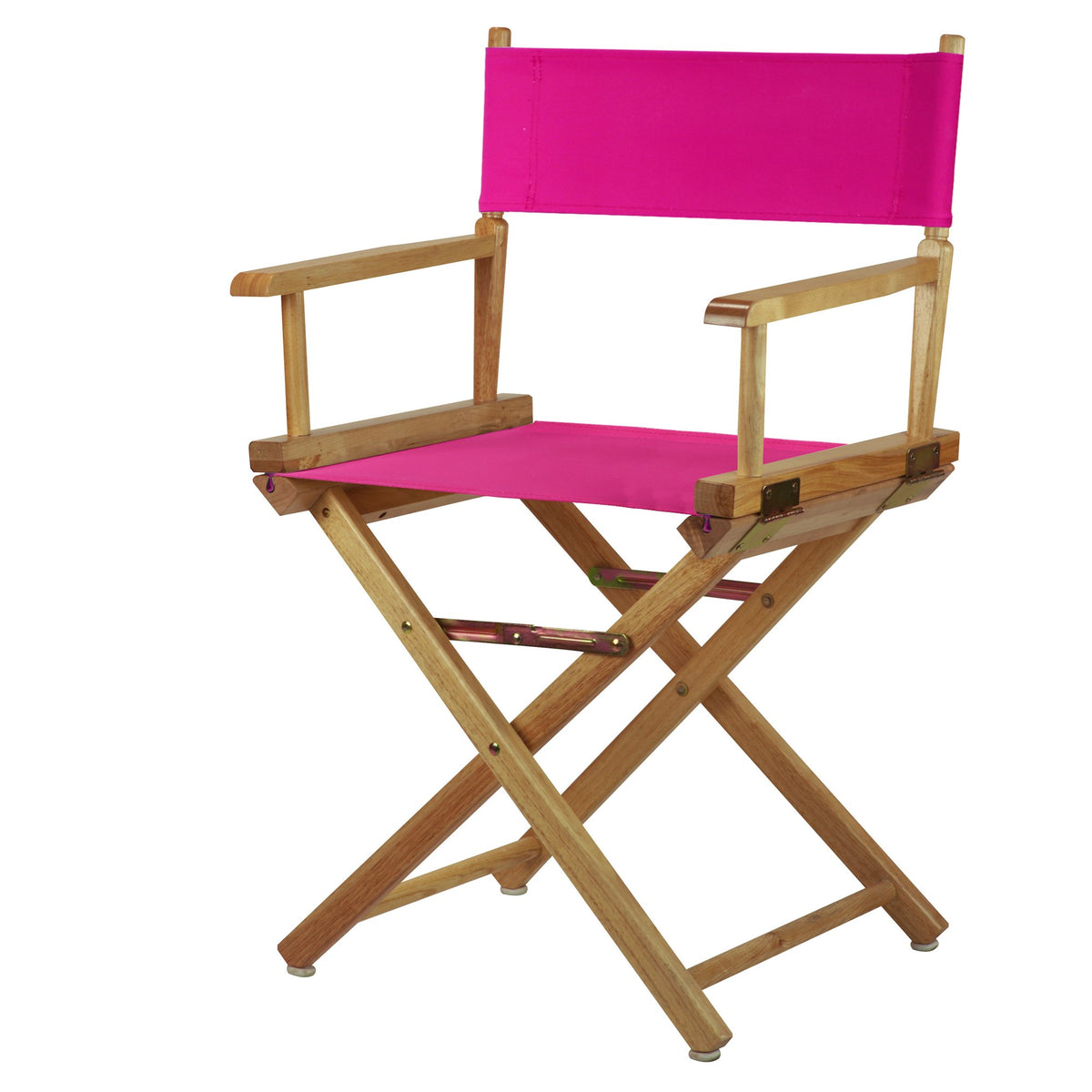 Casual Home 200-00/021-30 18&quot; Natural Frame-Magenta Canvas Director Chair Classic Height