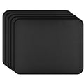 Mouse Pad Black With Anti-Fraying Stitched Edges, 5 Pack Gaming Mouse Pad Mat With Non-Slip Rubber Base, Waterproof Smooth Surfa
