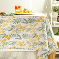 Glory Season Waterproof Oil-Proof Washable Wipeable Spill Proof Stain Resistant Tablecloth Tpu Film Vinyl Table Cover For Outdoo