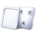 Travel Shower Mirror - Small Fogless Mirror with Triple Suction Cups - Antifog & Shatterproof Stick On Shaving Mirror for Bathro