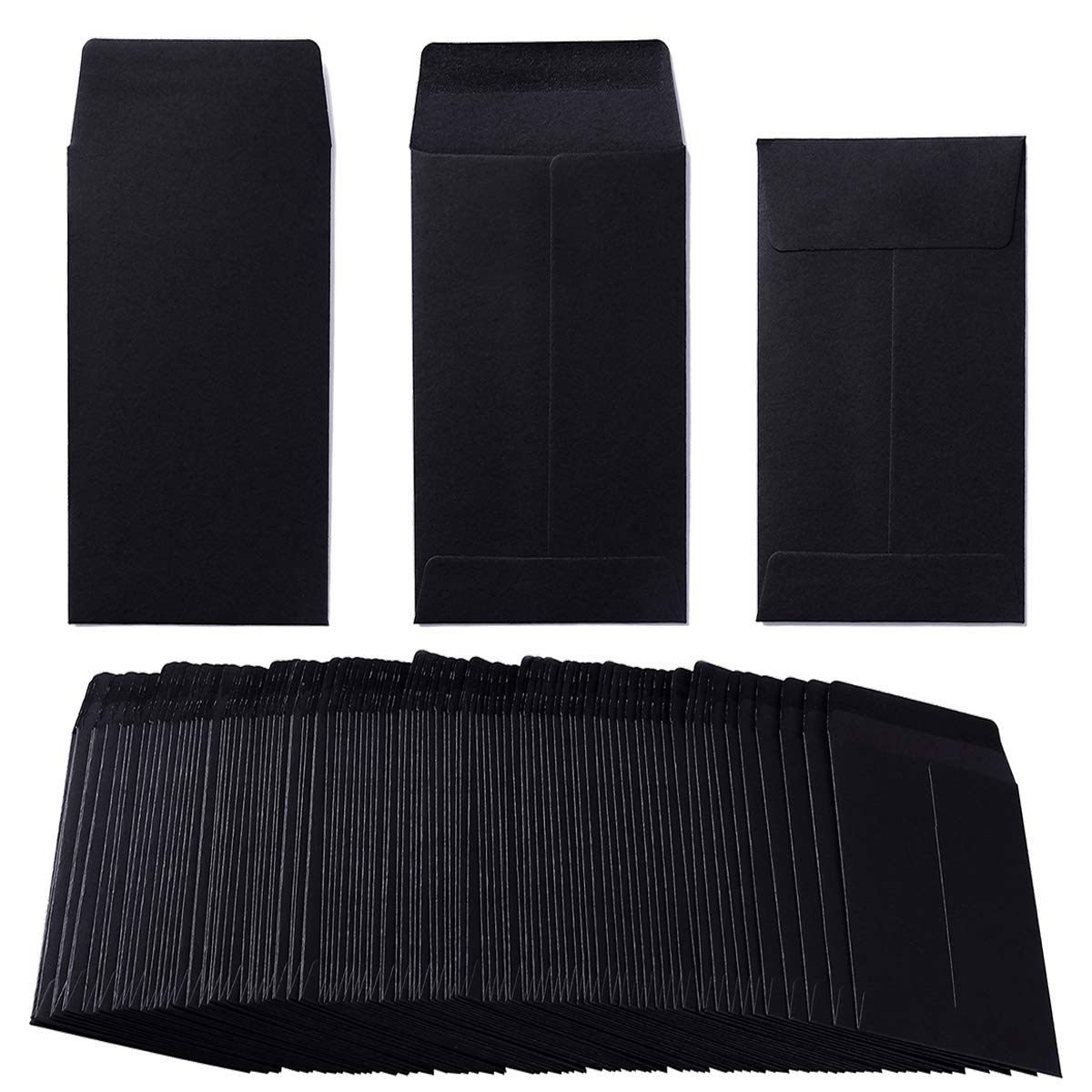 100 Pack Money Envelopes Cash Budget Envelopes #7 Coin Envelope For Cash, Budgeting, Check, Gifts Cards, 3.5 X 6.5 Inches (Navy