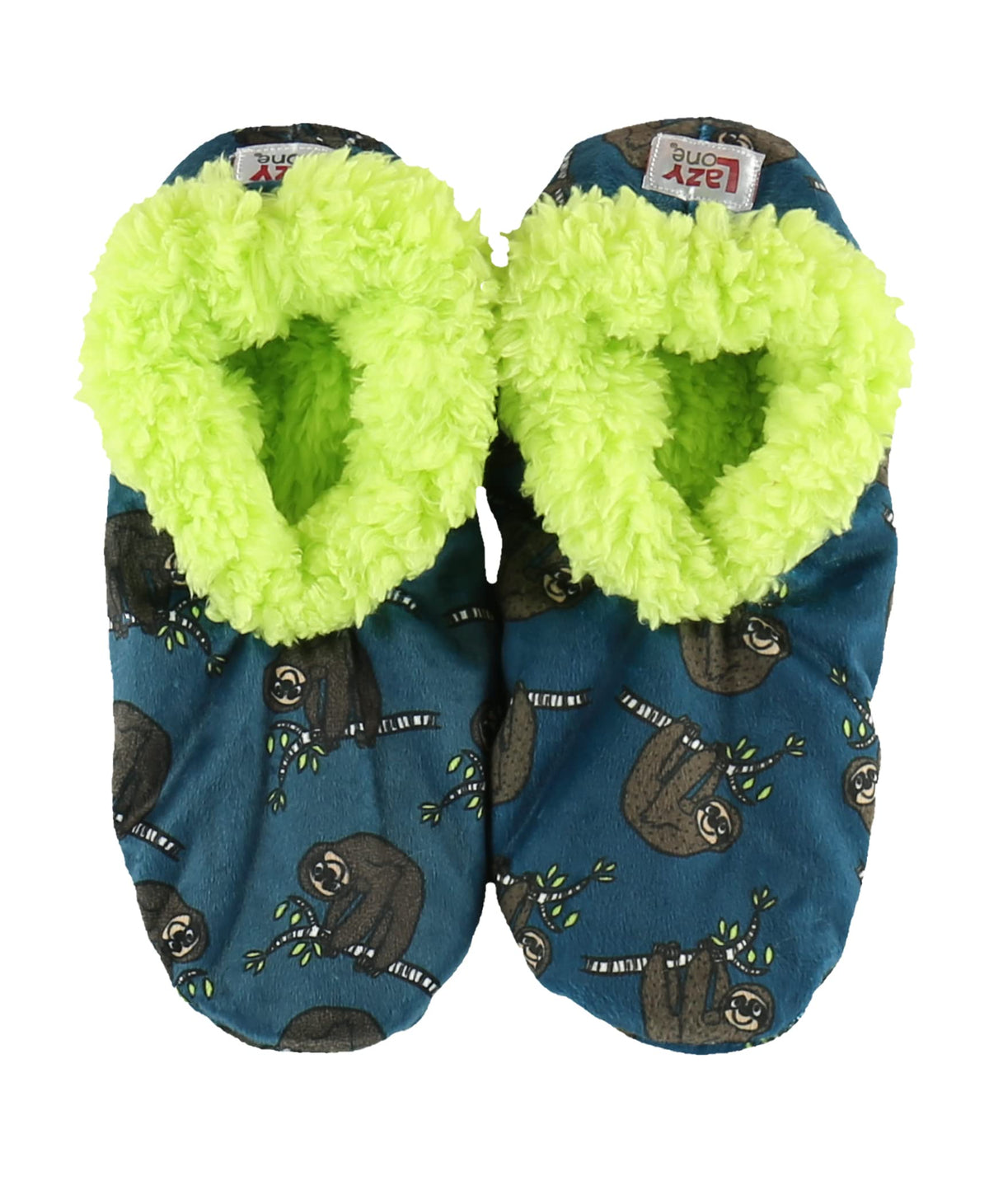 Lazy One Fuzzy Feet Slippers For Women, Cute Fleece-Lined House Slippers, Cute Animal Designs (Sloth, Lxl)