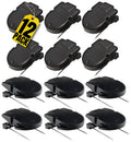1Intheoffice Cubicle Clips, Black, 12/Pack (Black)