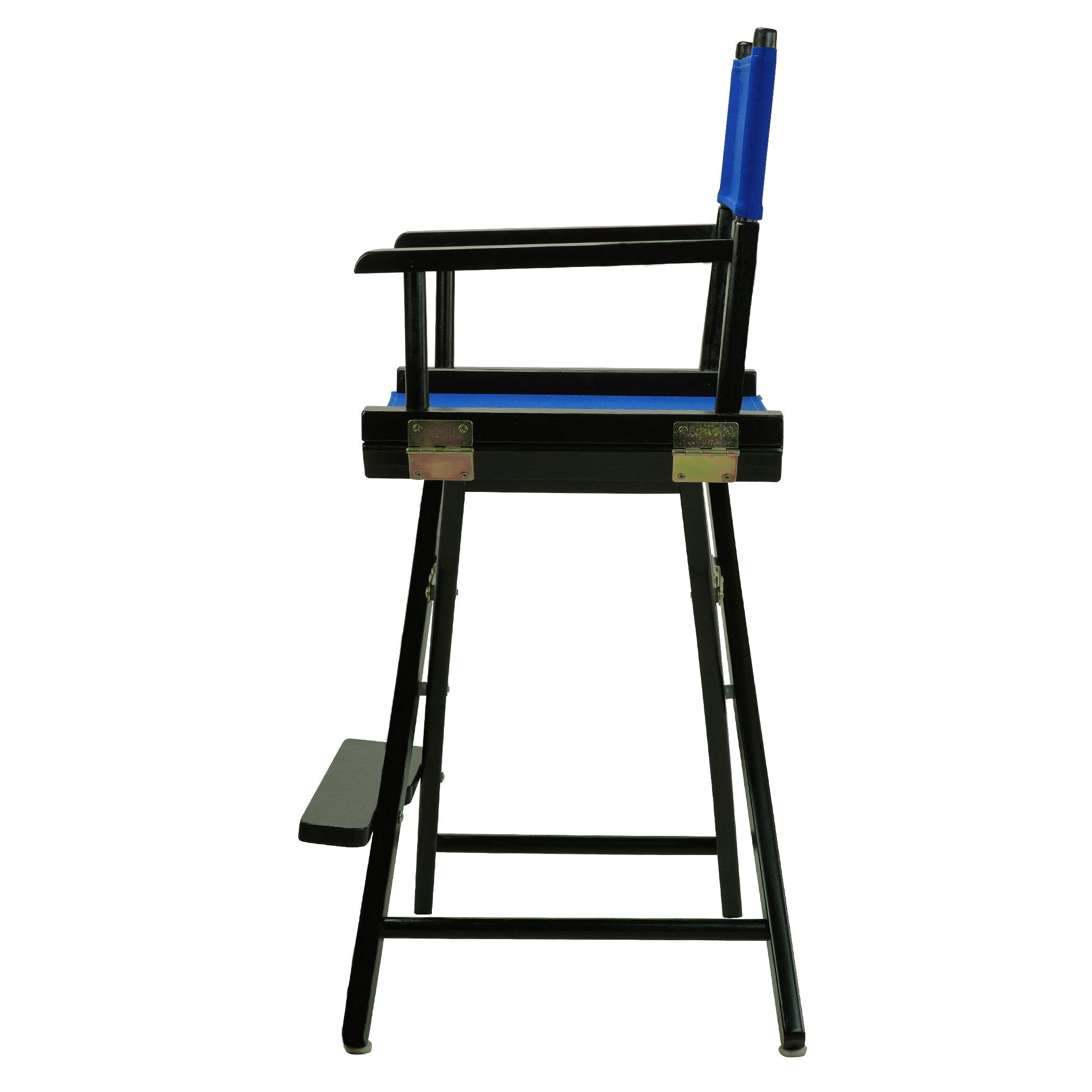Casual Home 24" Director's Chair Black Frame-with Royal Blue Canvas, Counter Height
