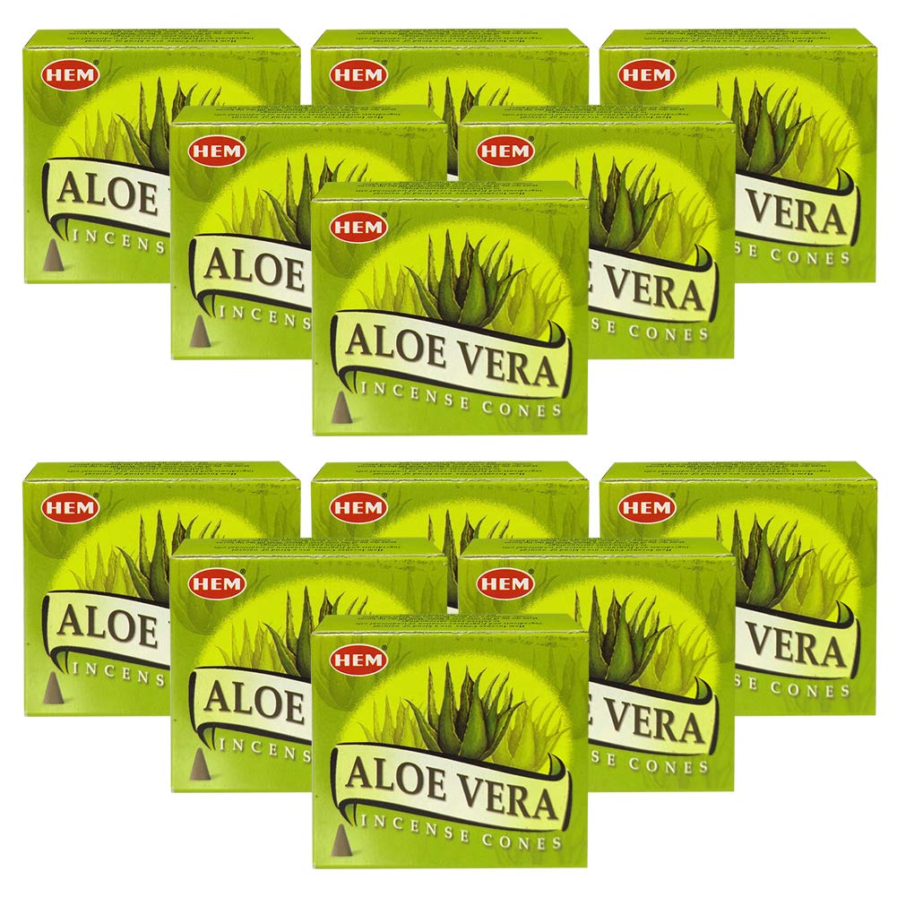 Aloe Vera Incense Cones And Cone Incense Burner Bundle Insence Insense Hem Incense