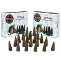 Cedar Incense Cones - Total 20 Cone Incense - Dual Pack of 10 Insence Cones - Incense Cones Scented - Cone Incense Scents - Inse
