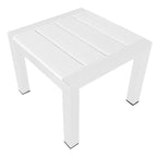 Pangea Home Joseph St Whtwht Side Table, White
