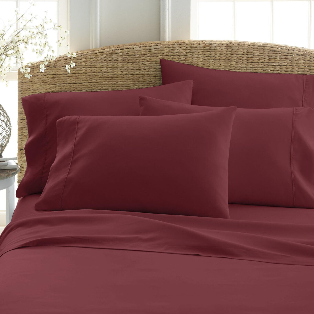 Split King Sheet Set -Royal Collection1900 Ultra-Soft Microfiber Split King Bed Sheets - Double Brushed - Deep Pockets - Easy Fi