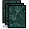 keibiubu Black 8x10 Picture Frame Set of 3, High Transparent Picture Frames for 8 x 10 Photo Poster Certificate Canvas Collage W