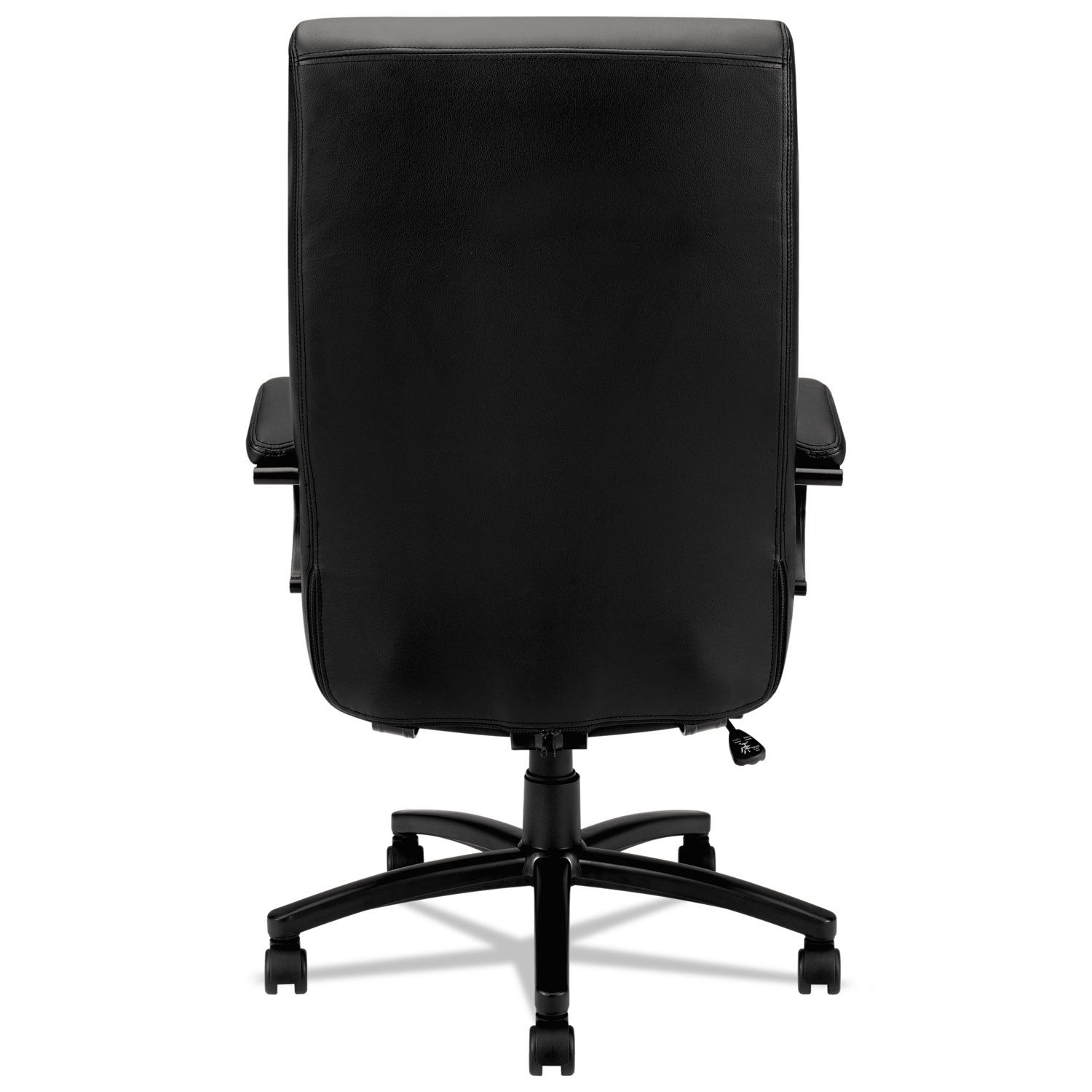 Basyx Big & Tall Leather High-Back Chair-High-Back Chair, 28&quot;X31-3/4&quot;X45-1/4&quot;, Leather/Black