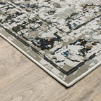 HomeRoots 508945 10 x 13 ft. Oriental Power Loom Stain Resistant Area Rug Multi Color