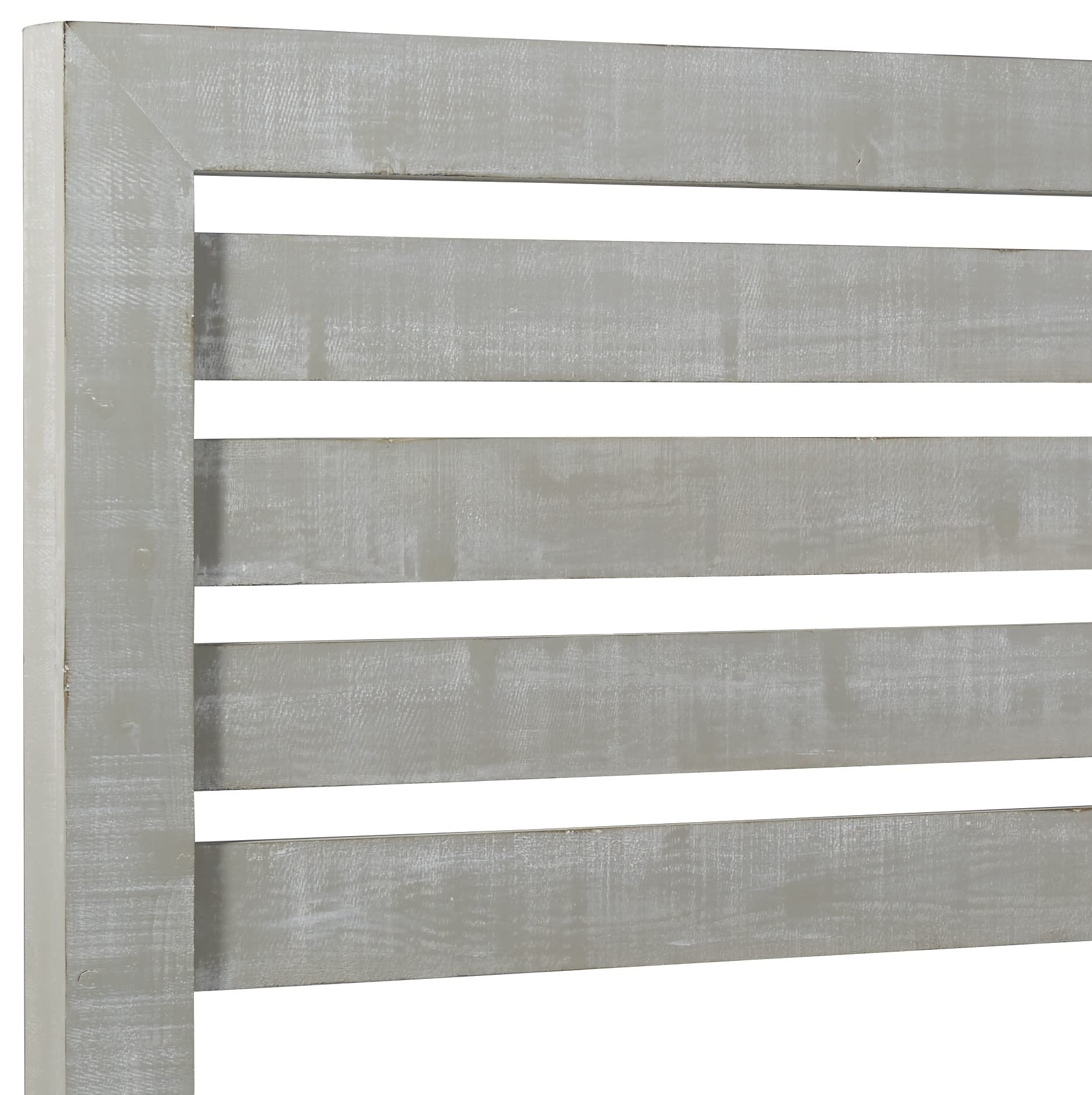 Progressive Furniture Willow King Slat Bed In Gray Chalk,Grey Chalk
