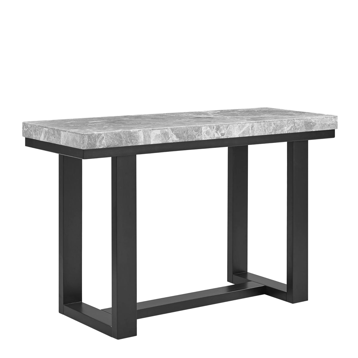 Steve Silver Co Lucca Gray Marble Top Sofa Table