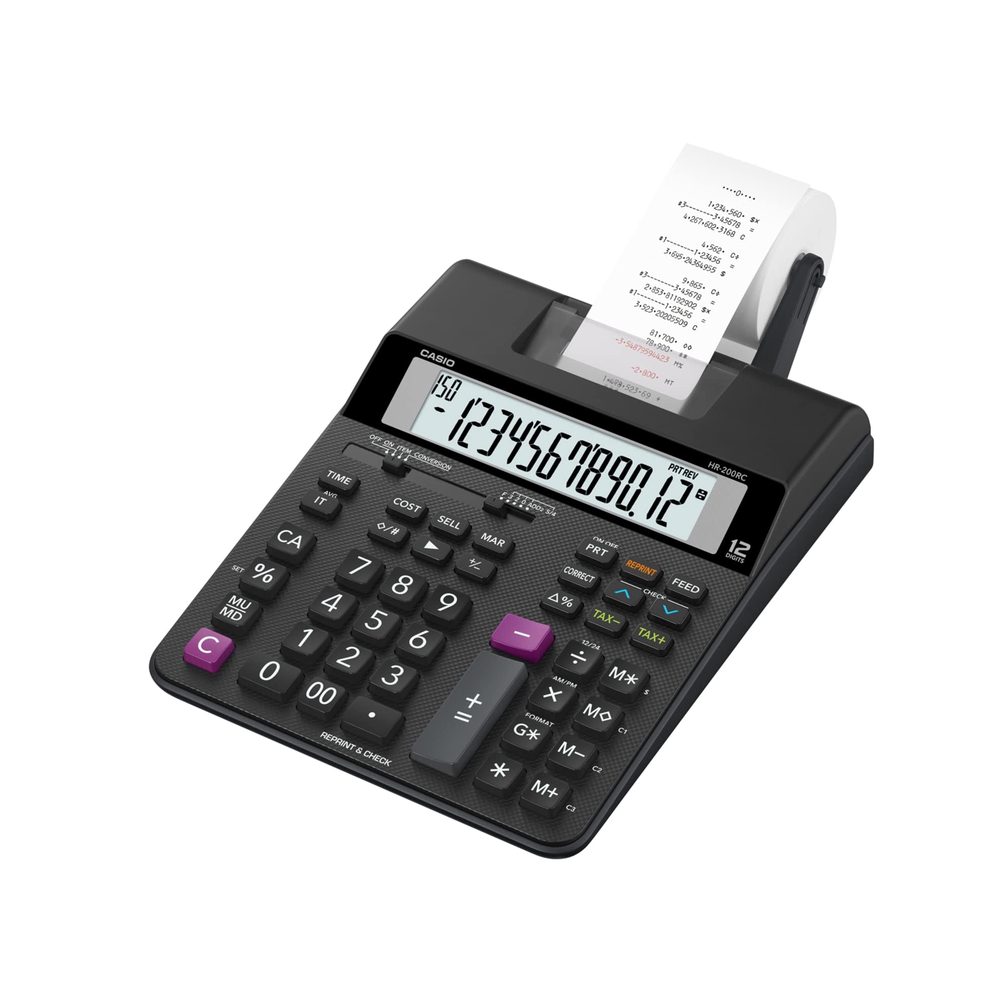 Casio Hr-200Rc, Mini-Desktop Printing Calculator (New Version Of The Hr-150Tm)