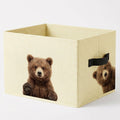 RKQIEG Bear Storage Bins Box with Handles