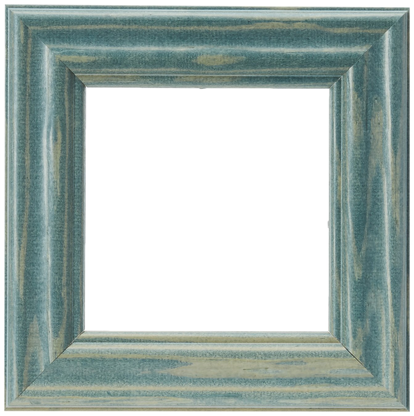 ArtToFrames 5x5 Inch Green Picture Frame, This 1.5 Custom Wood Poster Frame is Palm Green Barnwood Style Frame, for Your Art or 
