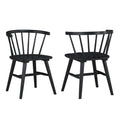 Willow Black Side Chair, Set of 2