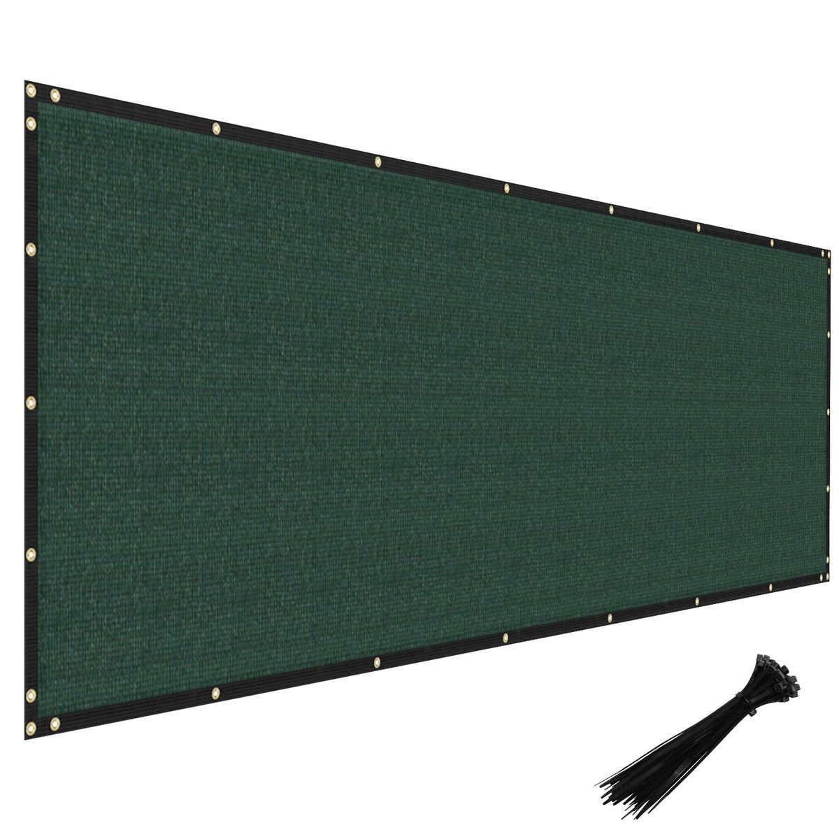 Windscreen4Less Privacy Fence Screen 8' X 25' Heavy Duty Windscreen Fencing Mesh Fabric Shade Cover For Garden Patio Pool Yard,
