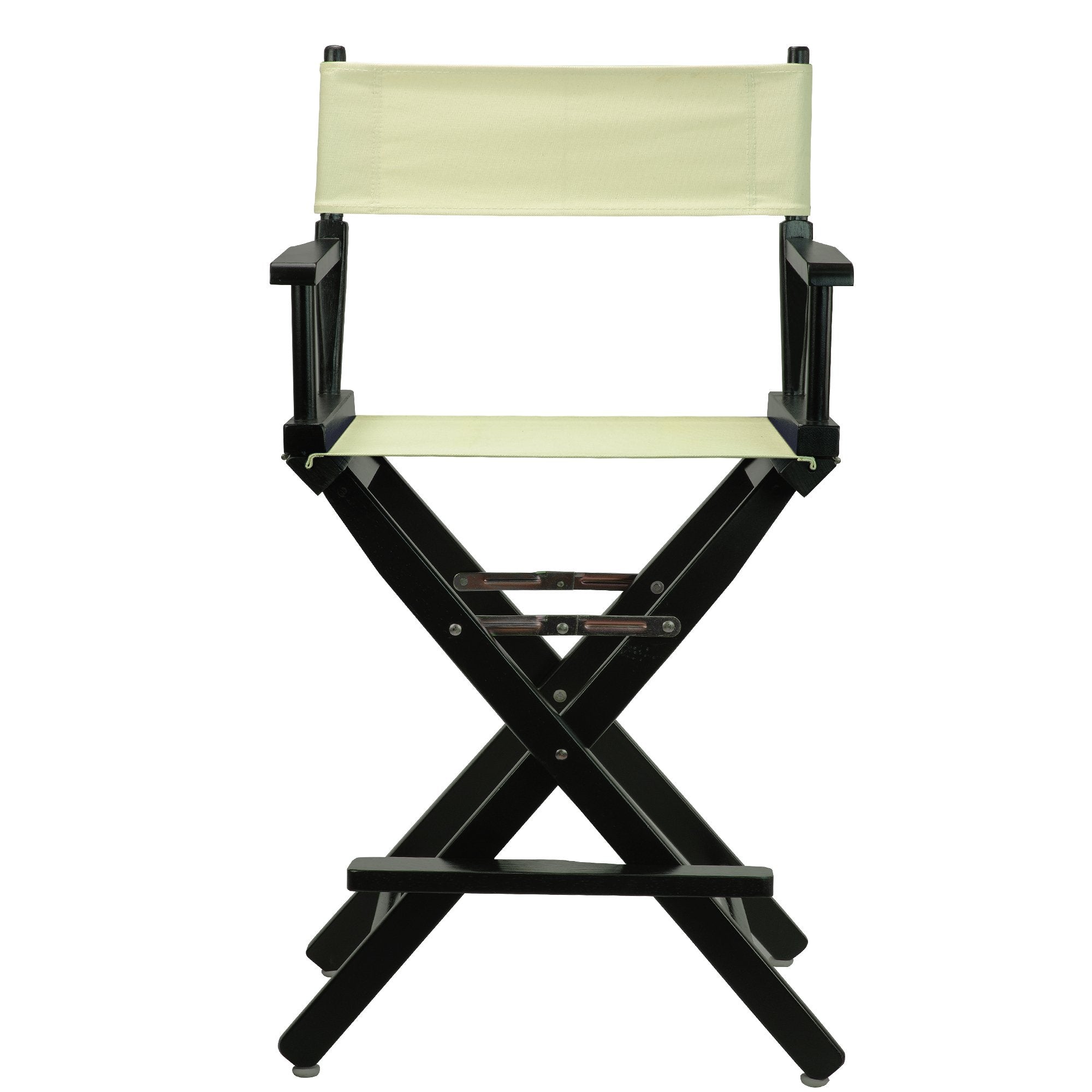 Casual Home 24" Director'S Chair Black Frame-With Wheat Canvas, Counter Height