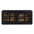 Steve Silver Company Magnolia Black Server Cabinet, Ebony