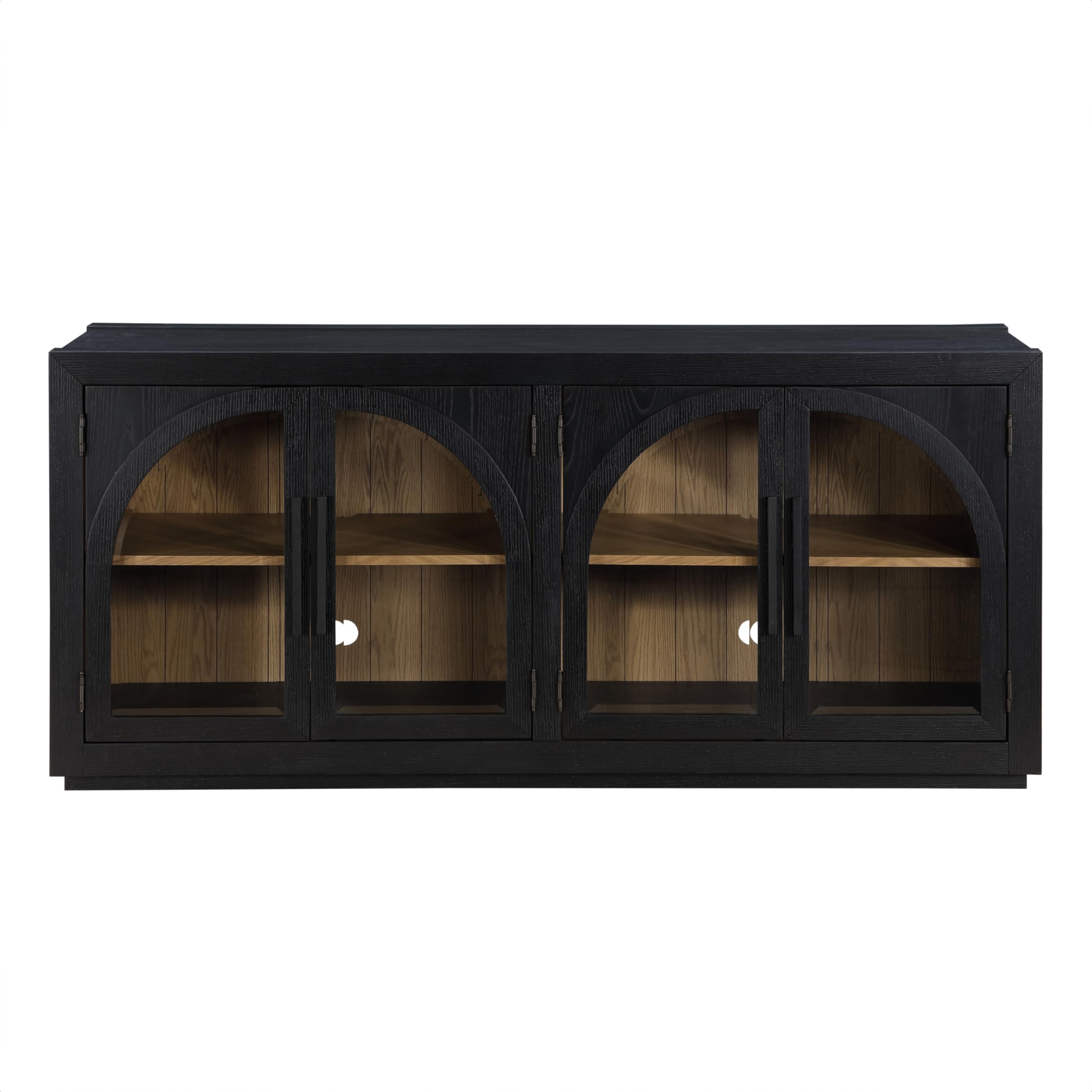 Steve Silver Company Magnolia Black Server Cabinet, Ebony