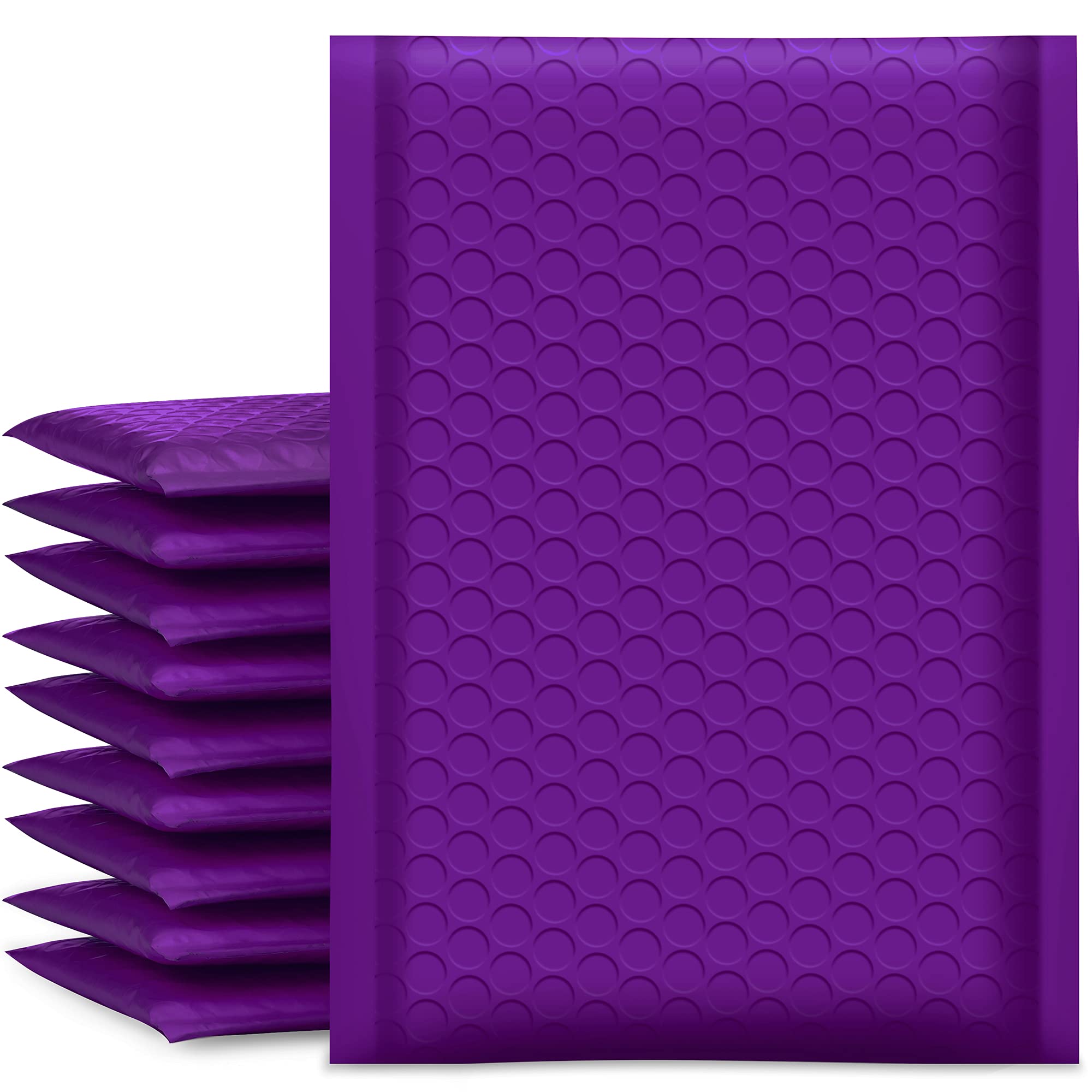 Ucgou Bubble Mailers 6X10 Inch Purple 25 Pack Poly Padded Envelopes Small Business Mailing Packages Opaque Self Seal Adhesive Wa