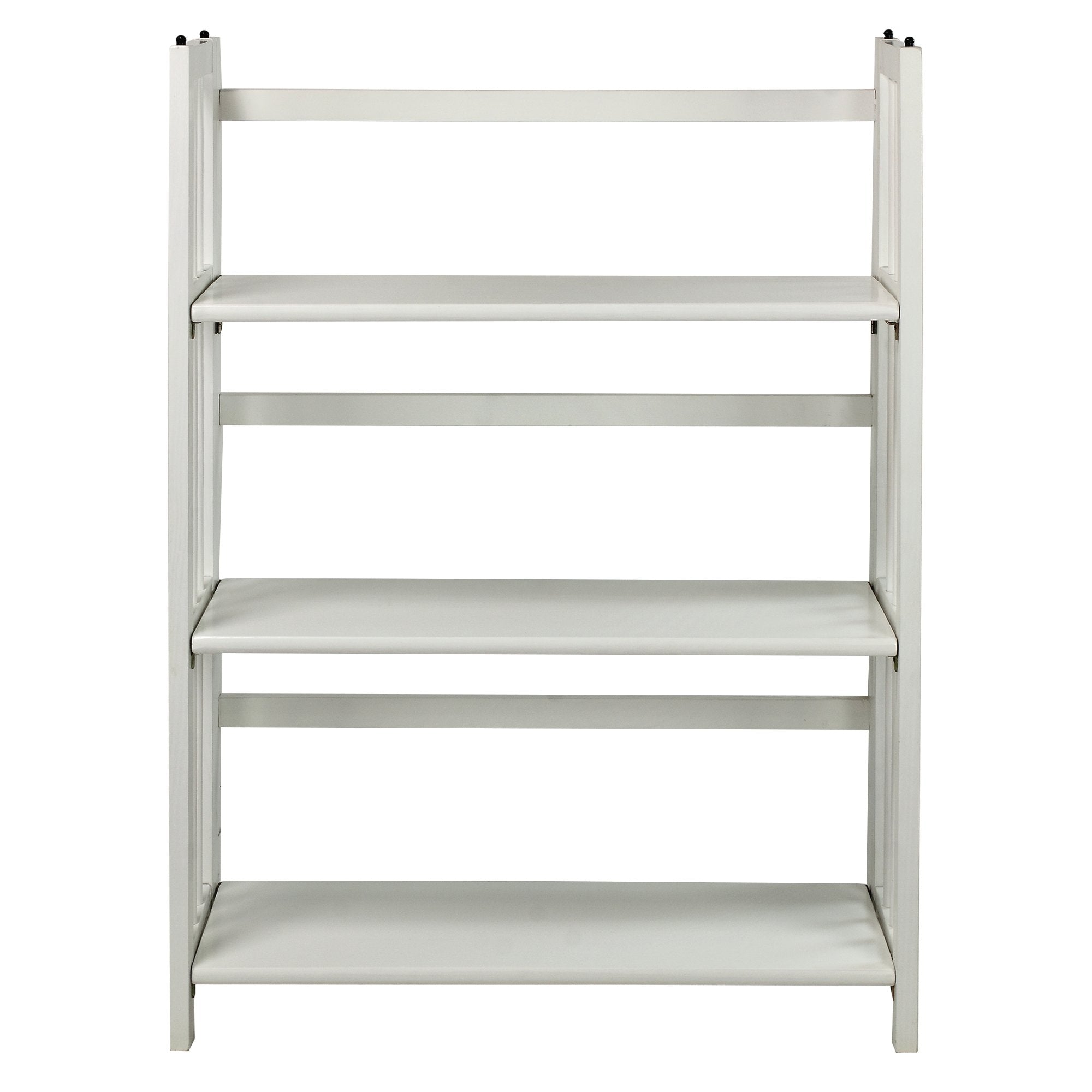 Casual Home 3-Shelf Folding Stackable Bookcase (27.5&quot; Wide)-White
