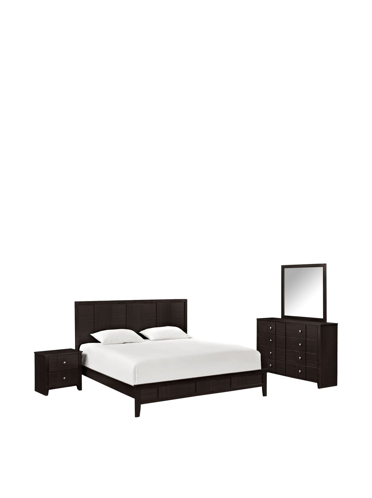 Modway Holly 4-Piece Bedroom Set, King